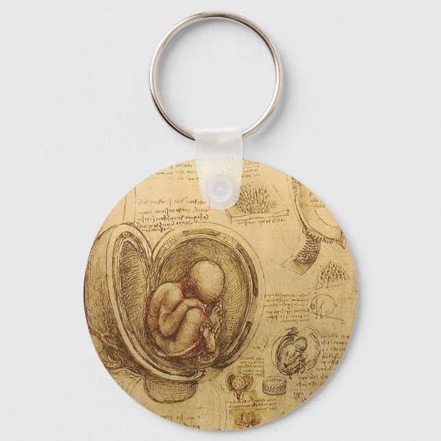 Studies of Embryos Keychain (Front)