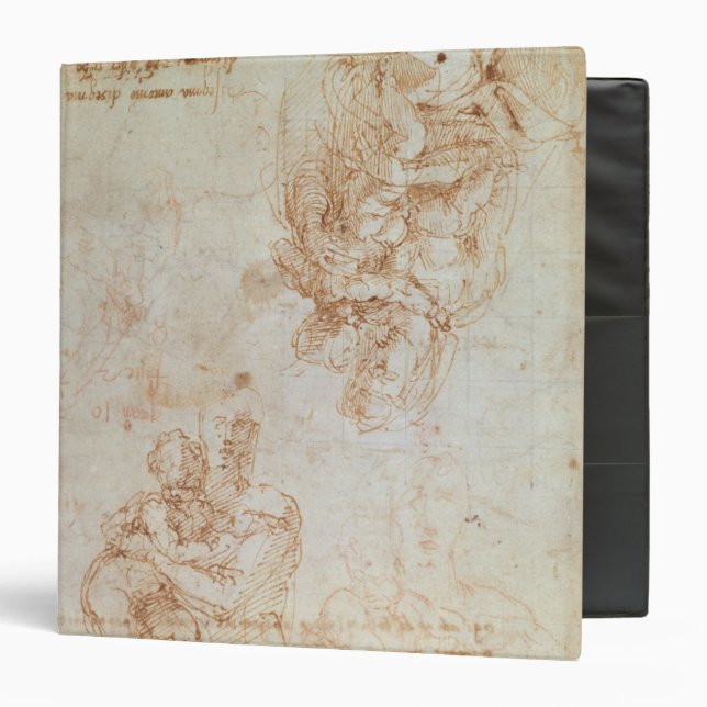 Studies of Madonna and Child 3 Ring Binder (Front/Inside)