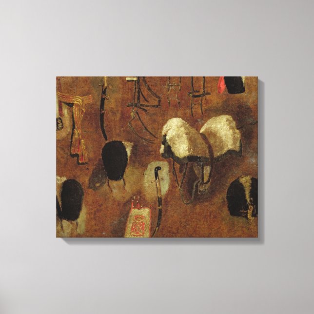 Studies of Military Accoutrements: a study for 'Th Canvas Print (Front)