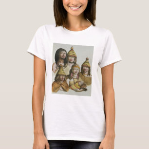 Studies of native Americans (colour litho) T-Shirt