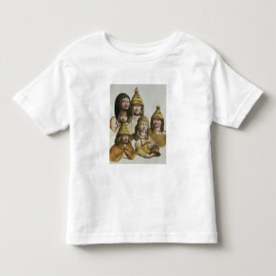 Studies of native Americans (colour litho) Toddler T-shirt
