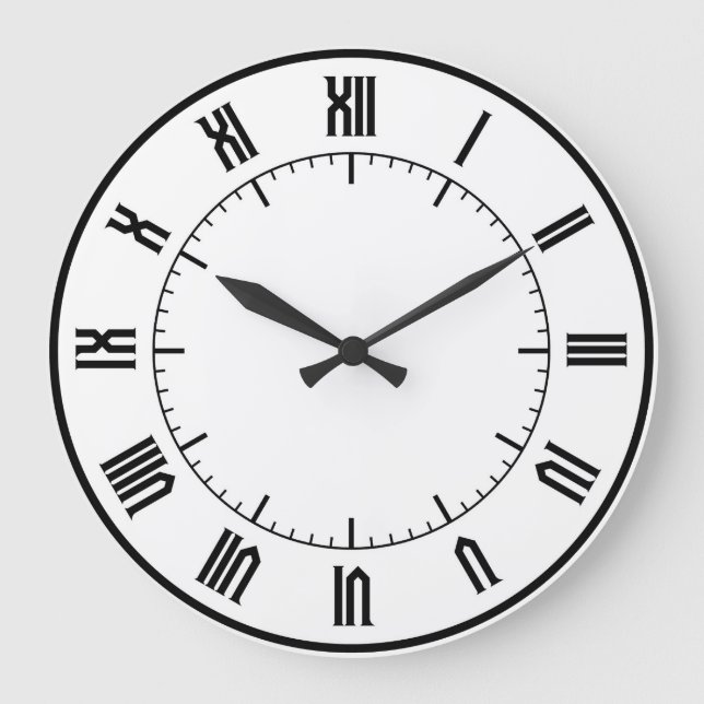 studio432hz roman wall clock (Front)