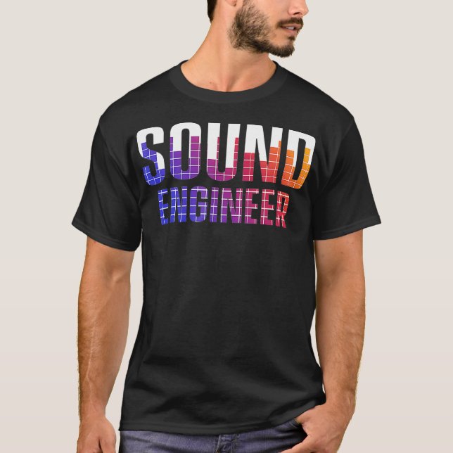 Studio Audio Engineer Tools Sound Guy Tech  T-Shirt (Front)