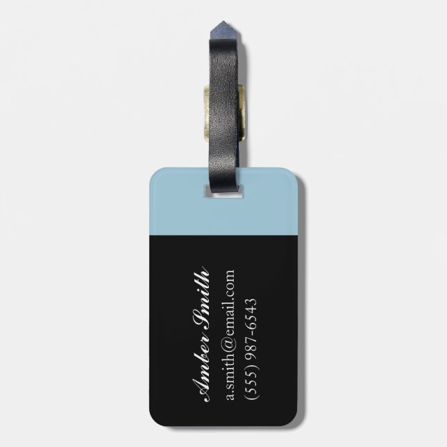 Studio Bottles Luggage Tag (Back Vertical)
