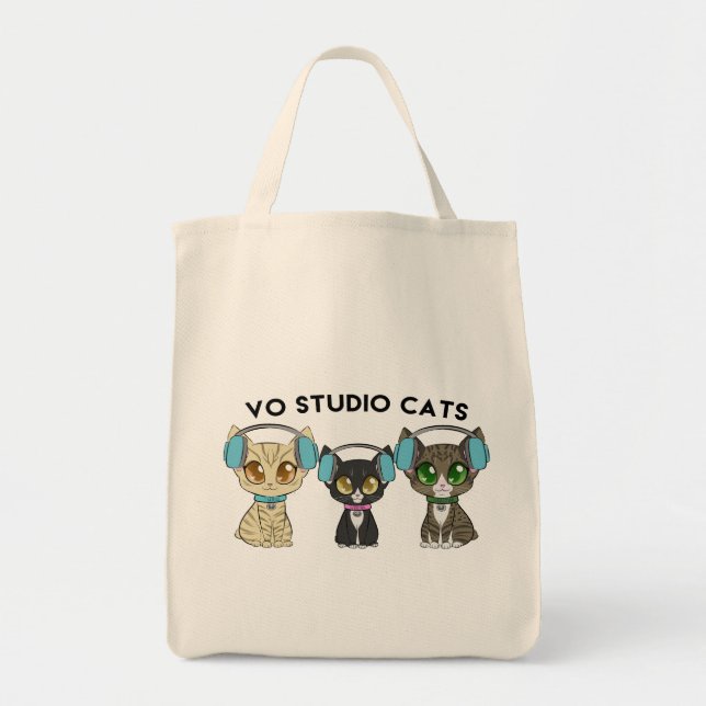 Studio Cats Tote Bag (Front)