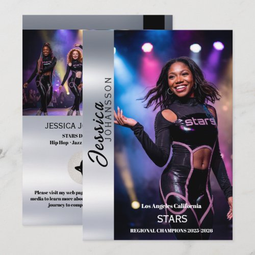 Studio Dance Autograph Card Team Cards