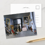 Studio en Rue de la Condamine | Frédéric Bazille Postcard<br><div class="desc">The Artist's Studio,  Rue de la Condamine (1870) by French impressionist artist Frédéric Bazille. Original artwork is an oil painting on canvas depicting the interior of an art studio. 

Use the design tools to add custom text or personalize the image.</div>