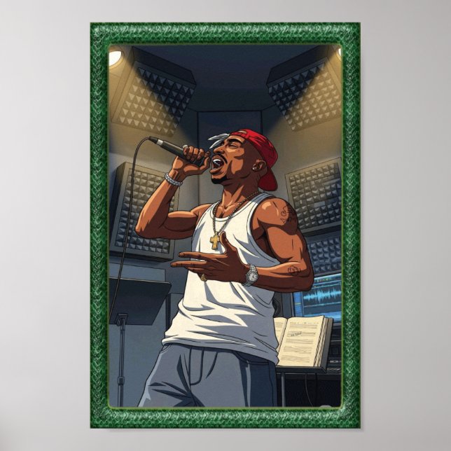 Studio Flow – Hip Hop Performance Art Poster (Front)