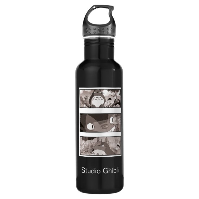 Studio ghibli stainless steel water bottle (Front)