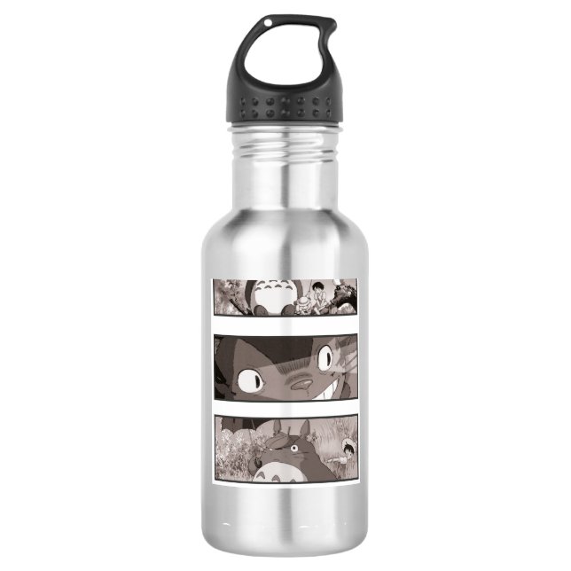 Studio ghibli stainless steel water bottle (Front)