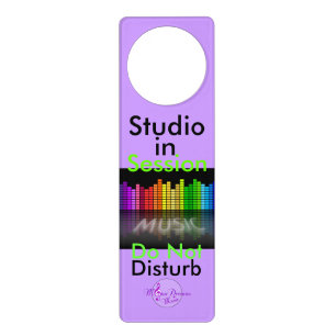 Studio in Session Door Hanger