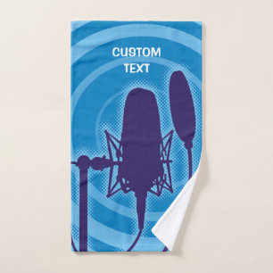 Studio Microphone Bath Towel Set