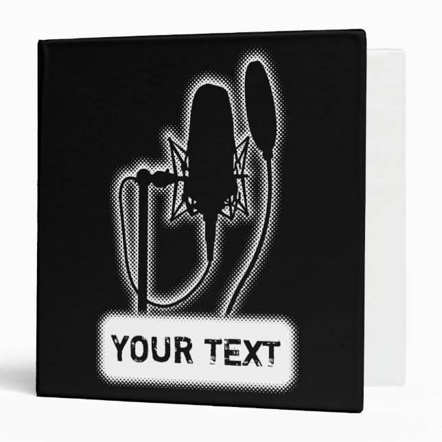 Studio Microphone Binder (Front/Inside)