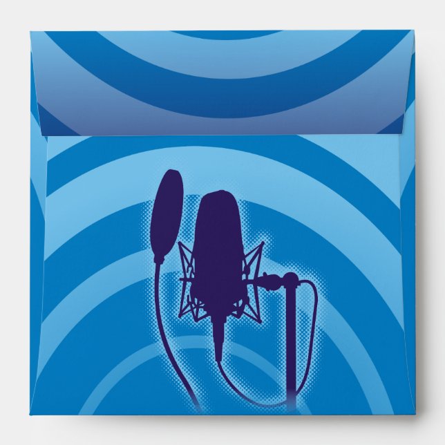 Studio Microphone Envelope (Back (Top Flap))