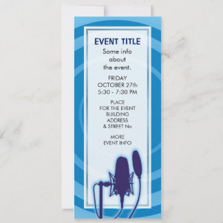 Studio Microphone Invitation