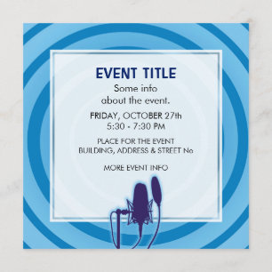 Studio Microphone Invitation