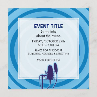 Studio Microphone Invitation