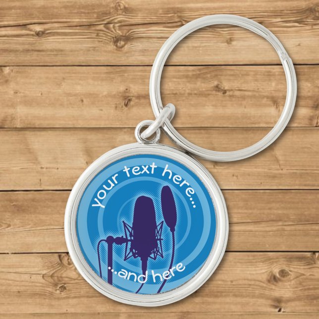 Studio Microphone Keychain (Creator Uploaded)