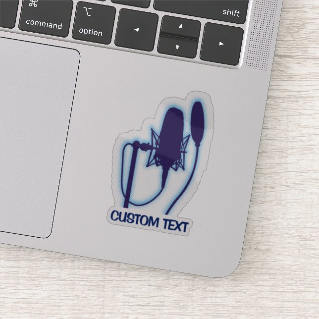 Studio Microphone Sticker (Detail)