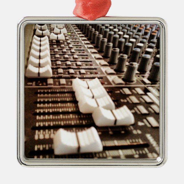 Studio Mixer Metal Ornament (Front)