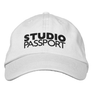 STUDIO PASSPORT EMBROIDERED BASEBALL CAP