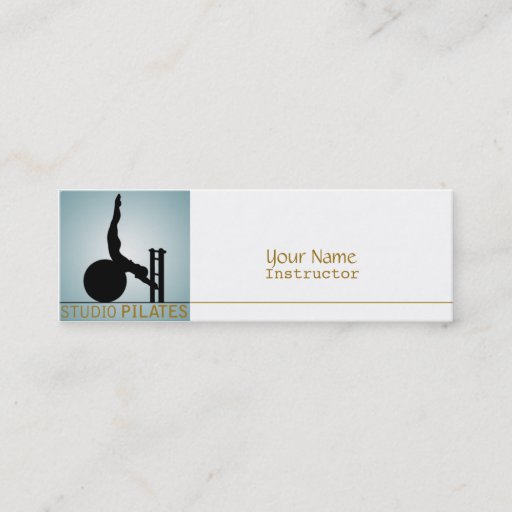 Customizable Studio Pilates - Business, Calling Card Business Card