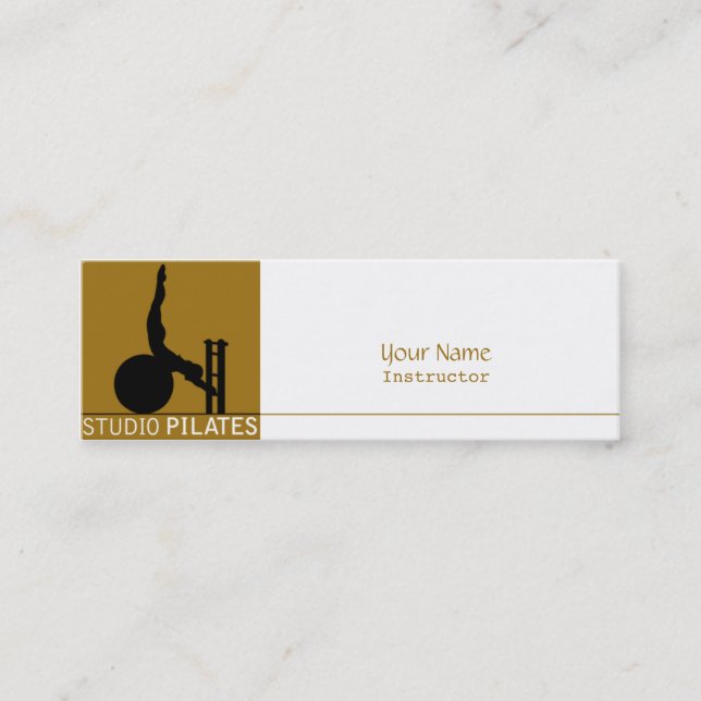Studio Pilates - Business, Profile Card (Front)
