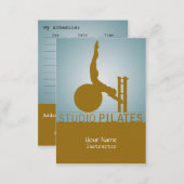 Studio Pilates - Business, Schedule Card (Front/Back)