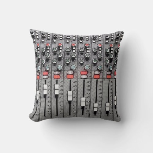 Studio Pillow Mixer  Sound Board Throw Pillow
