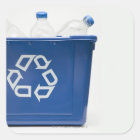 Recycle bottles square sticker | Zazzle.com