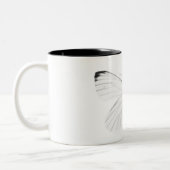 Studio shot of sharp-veined white butterfly Two-Tone coffee mug (Left)