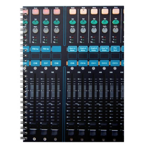 Studio sound mixer technology gear for better nat notebook