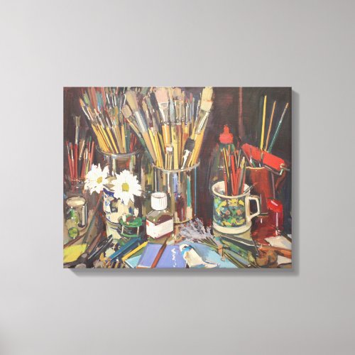 Studio Still Life 2012 Canvas Print