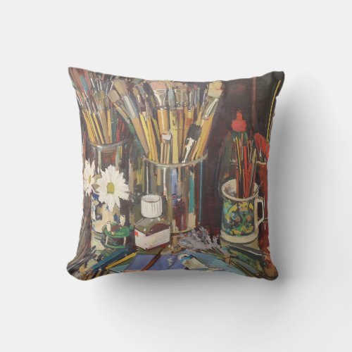 Studio Still Life 2012 Throw Pillow