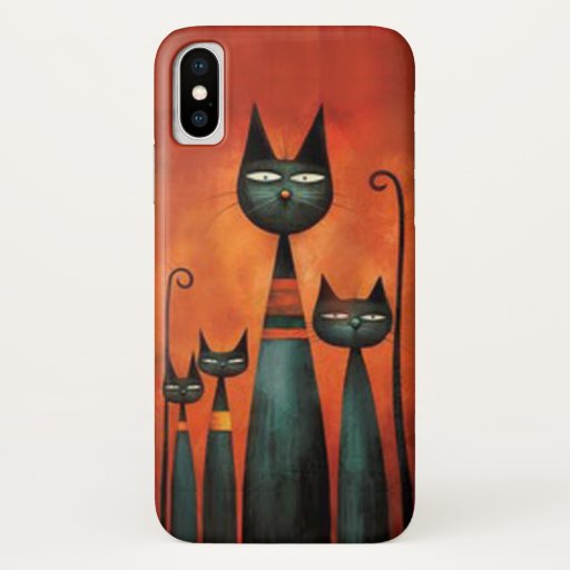 Studious Cats iPhone X Case
