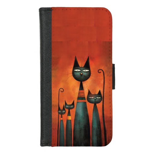 Studious Cats iPhone 8/7 Wallet Case