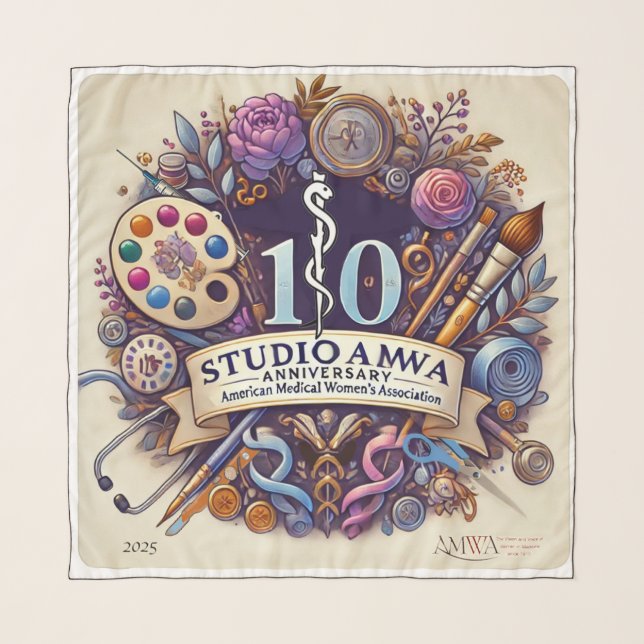 StudoioAMWa 10th Anniversary Scarf (Front)