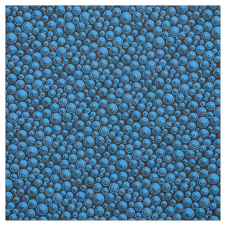 Studs in Blue and Black Fabric