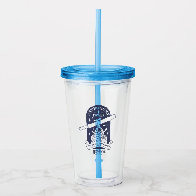 Study at HOGWARTS™ Astronomy Tower Acrylic Tumbler (Front)