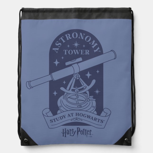 Study at HOGWARTS™ Astronomy Tower Drawstring Bag (Front)