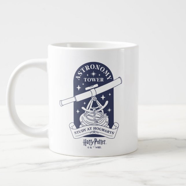 Study at HOGWARTS™ Astronomy Tower Giant Coffee Mug (Left)