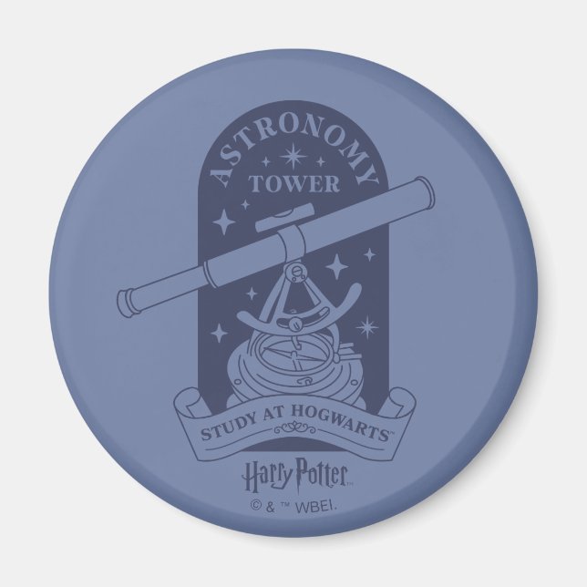 Study at HOGWARTS™ Astronomy Tower Magnet (Front)