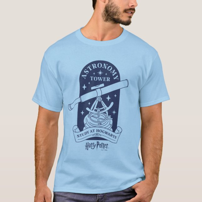 Study at HOGWARTS™ Astronomy Tower T-Shirt (Front)