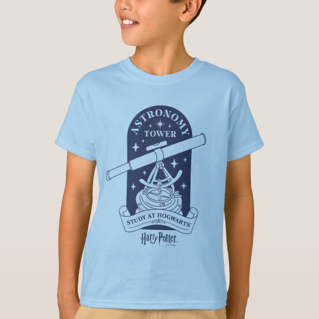 Study at HOGWARTS™ Astronomy Tower T-Shirt (Front)