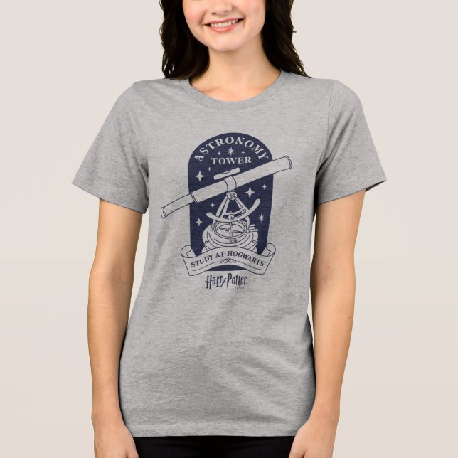 Study at HOGWARTS™ Astronomy Tower Tri-Blend Shirt (Front)