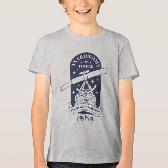 Study at HOGWARTS™ Astronomy Tower Tri-Blend Shirt (Front)