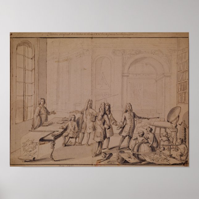 Study for a Lesson being give to the Young Poster (Front)