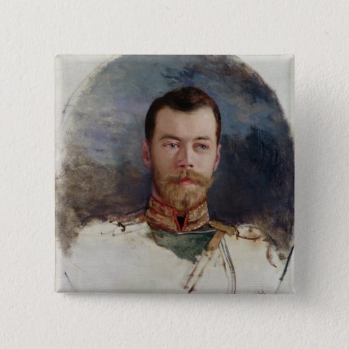 Study for a portrait of Tsar Nicholas II  1898 Button