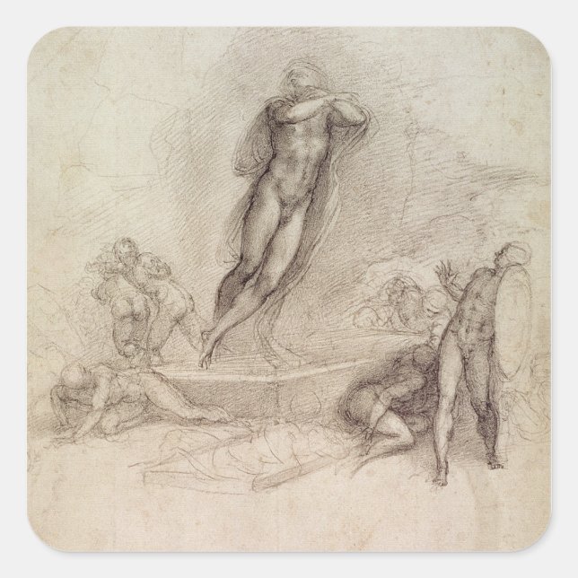 Study for an Ascension Square Sticker (Front)