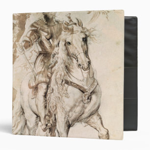Study for an equestrian portrait binder